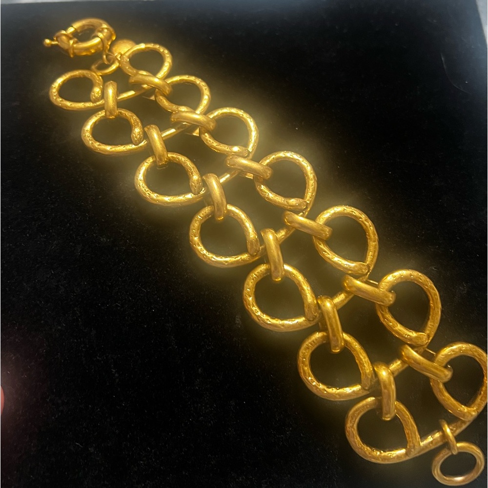 J Crew Chain Loop Bracelet - image 1